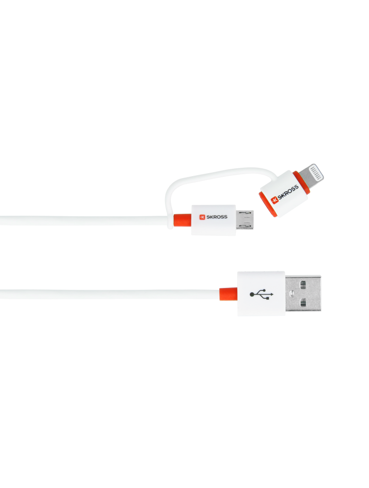 2in1 Charge'n Sync Micro USB & Lightning Connector Kabel
