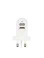 UK USB Charger - 2-Port, dual