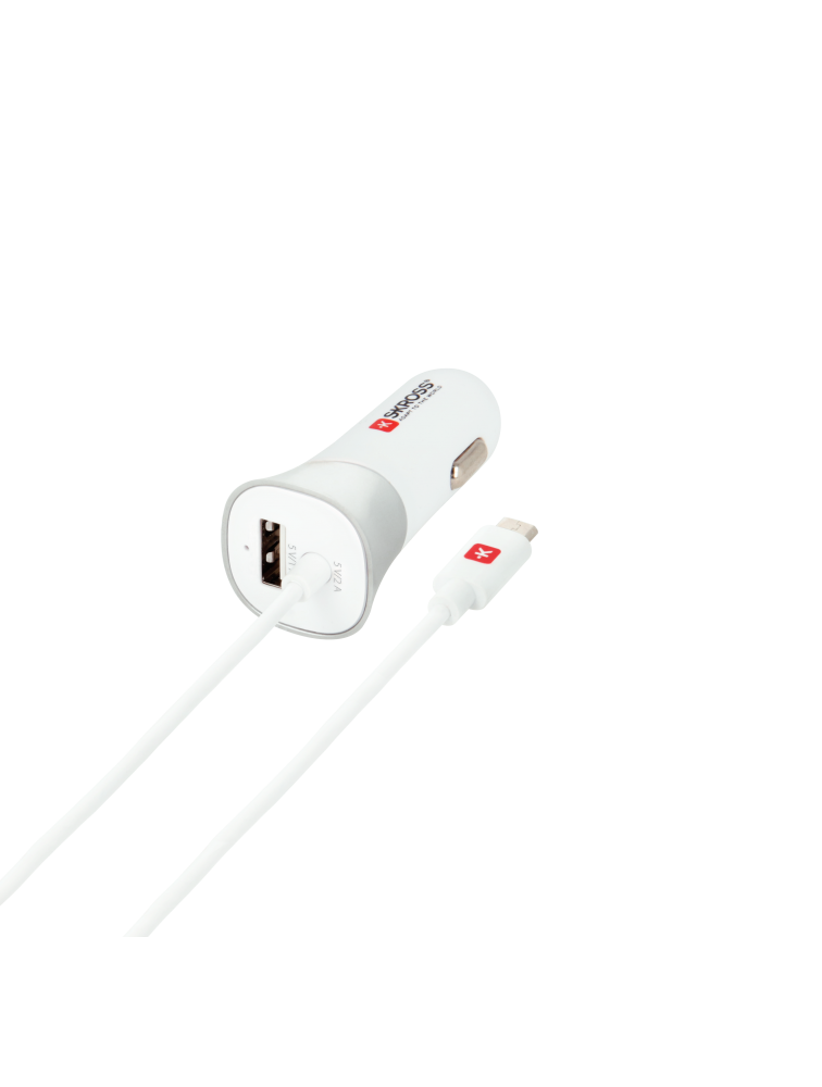 Auto-Ladegerät für den Zigarettenanzünder mit Micro USB Kabel: USB Car Charger & Micro USB